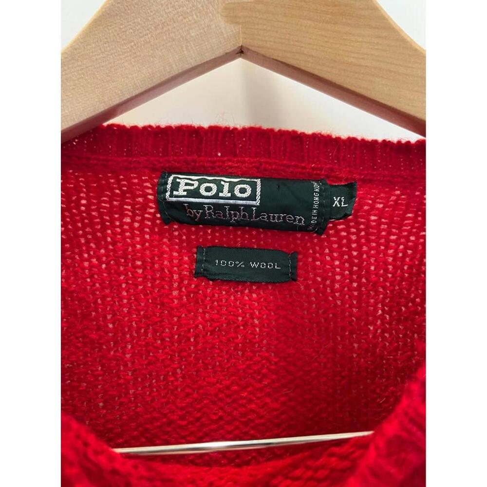 Vintage Polo Ralph Lauren Wool Sweater XL– 100% Wool Classic